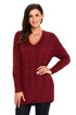 Sexy Wine Oversized Cozy up Knit Sweater